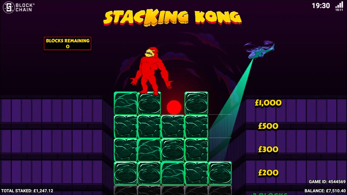 Stacking Kong gameplay screenshot