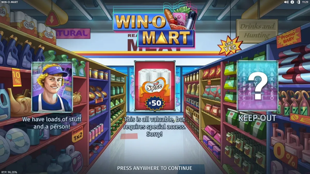 Win-O-Mart gameplay screenshot