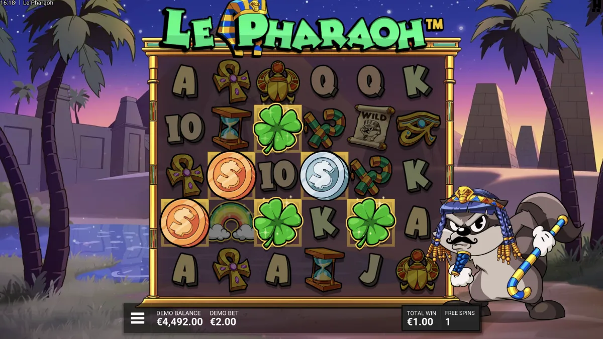 Le Pharaon gameplay screenshot