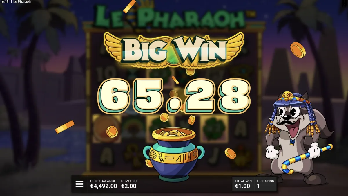 Le Pharaon gameplay screenshot