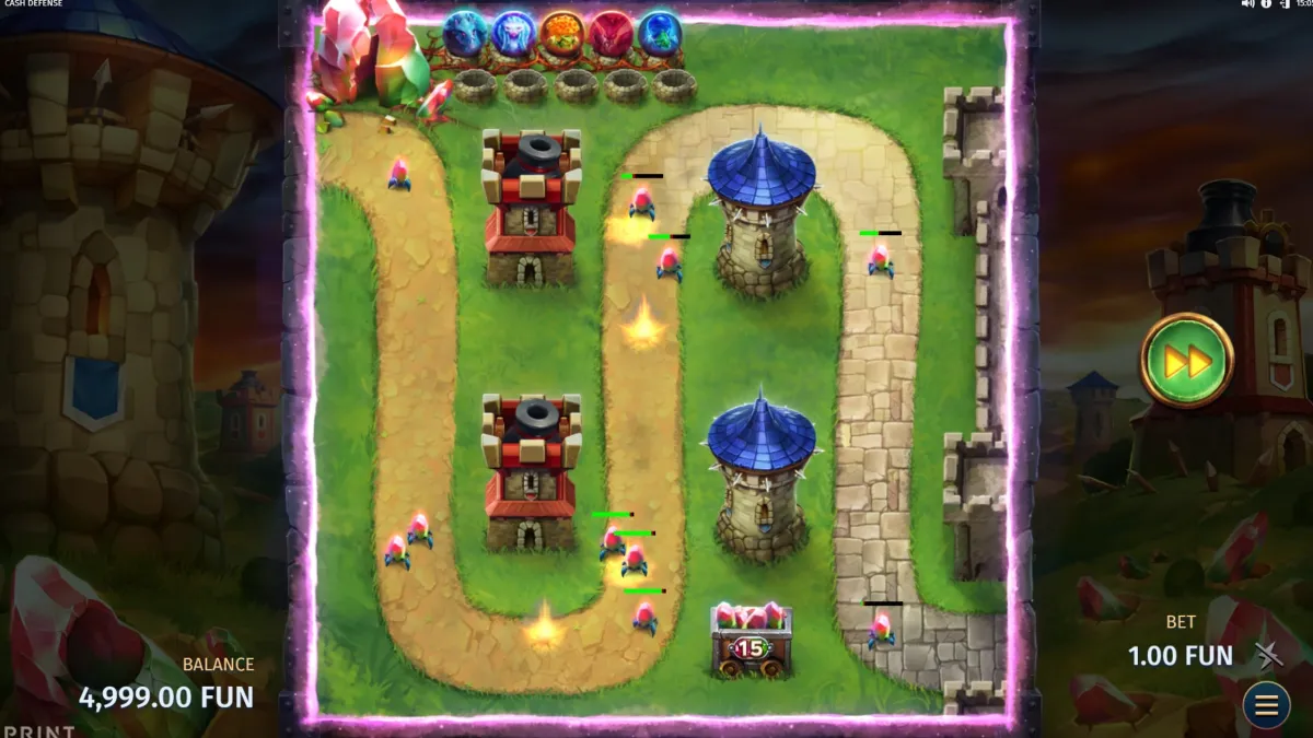 Cash Defense gameplay screenshot