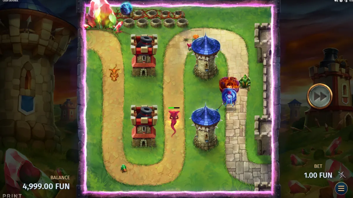 Cash Defense gameplay screenshot