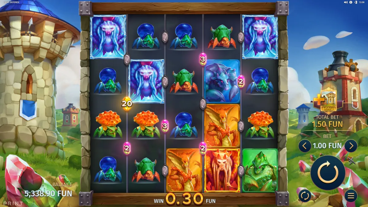 Cash Defense gameplay screenshot