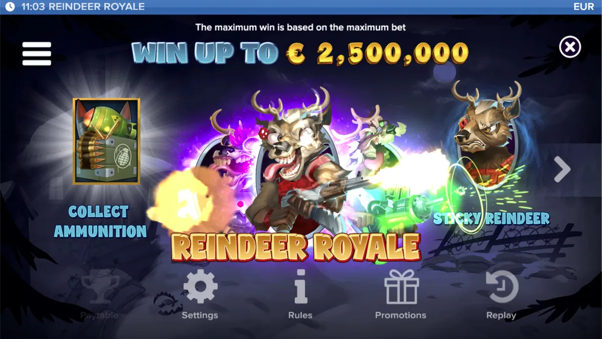 Reindeer Royale gameplay screenshot