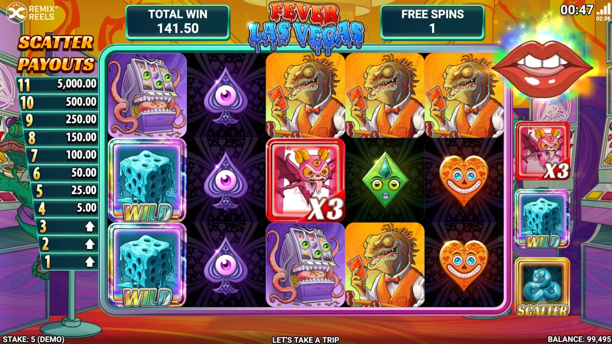 Fever Las Vegas gameplay screenshot