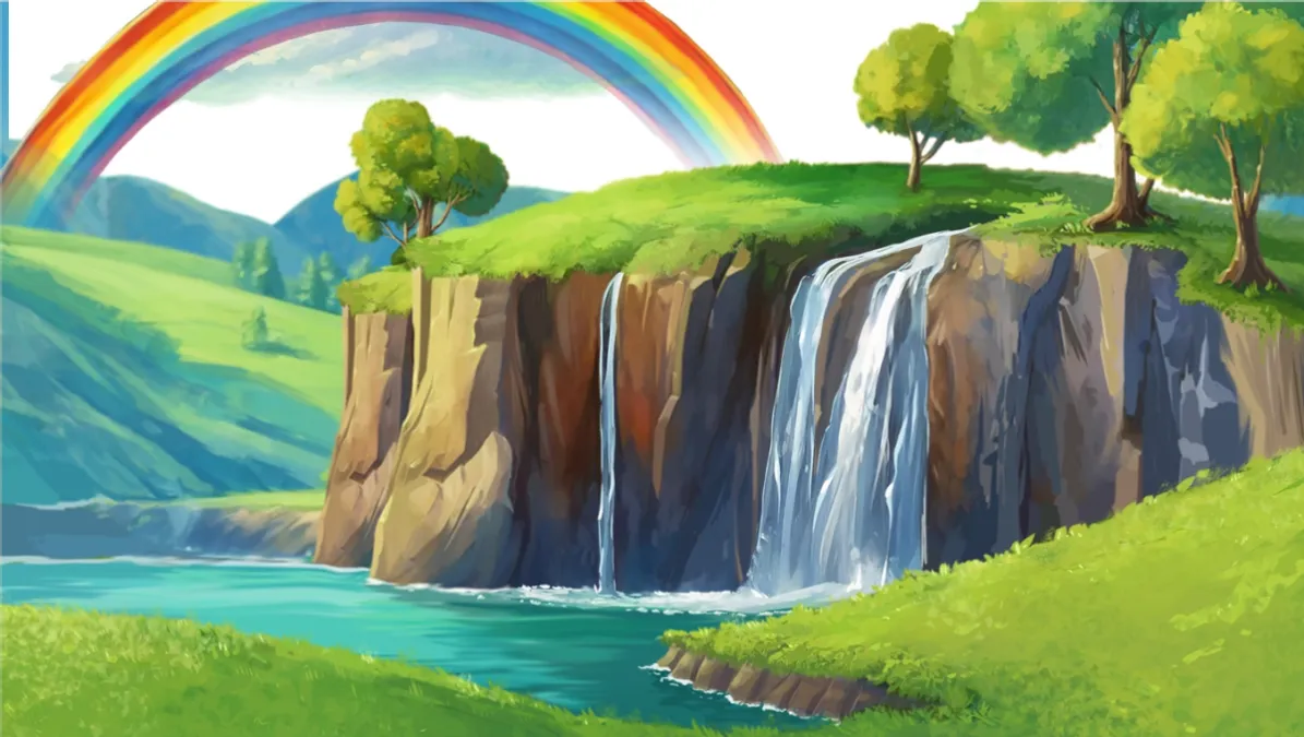 Rainbow Falls background image