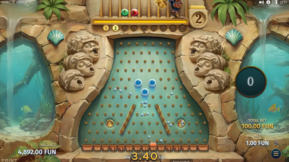 Pond Of Plinko gameplay screenshot