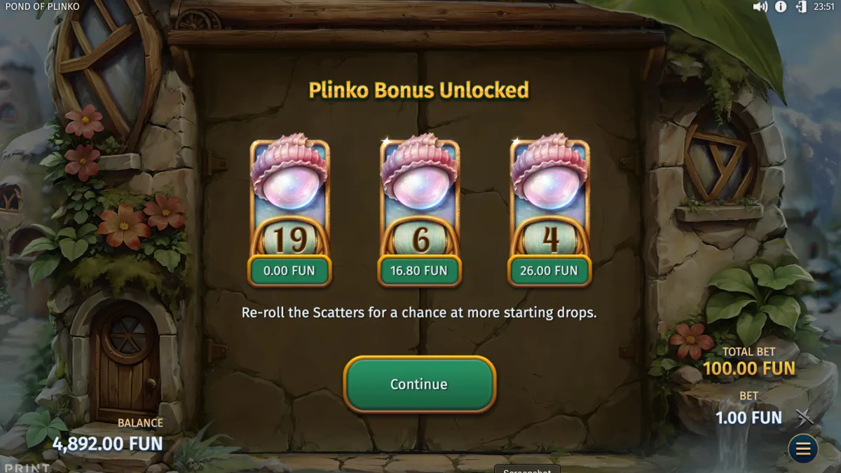 Pond Of Plinko gameplay screenshot