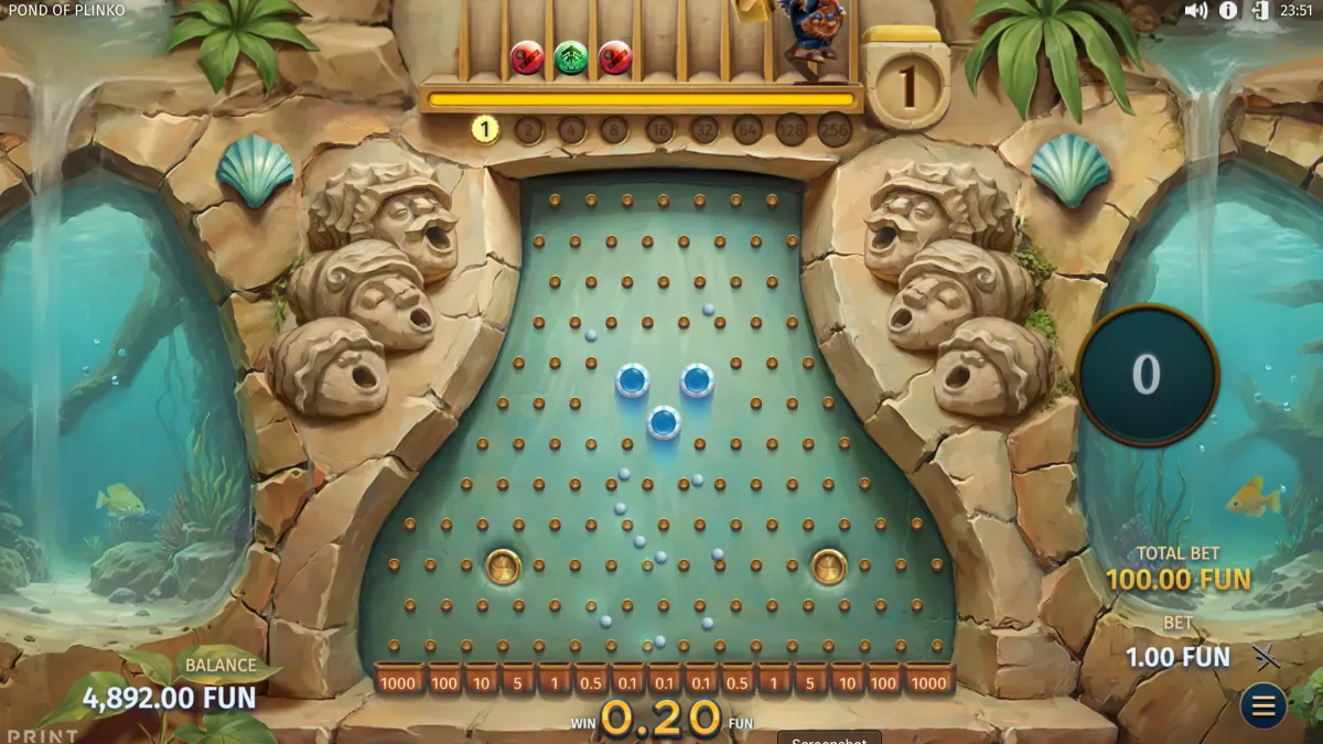 Pond Of Plinko gameplay screenshot