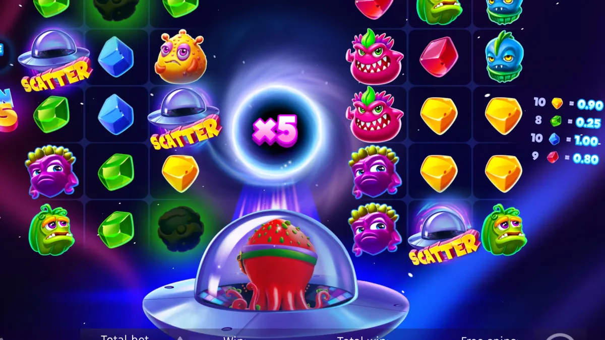 Alien Fruits 2 gameplay screenshot