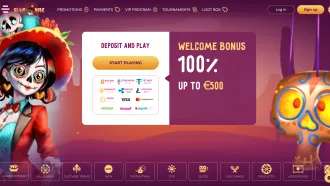 SlotVibe website screenshots